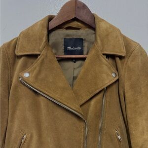 Madewell Suede Leather Moto Jacket